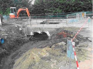 Visite du député-maire suite aux travaux sur le pont de la Confina Visite du député-maire suite aux travaux sur le pont de la Confina