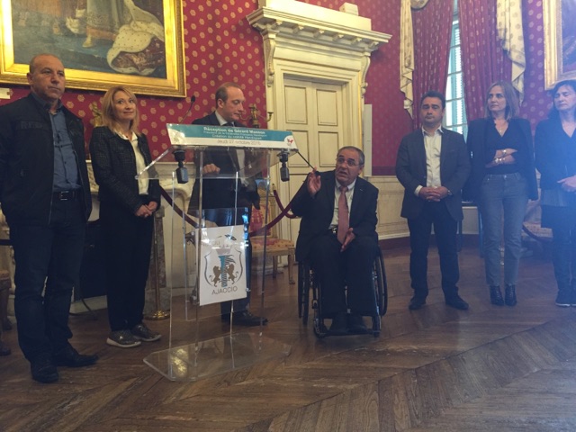 Le premier comité départemental de Corse Handisport soutenu par le président de la FFH Le premier comité départemental de Corse Handisport soutenu par le président de la FFH