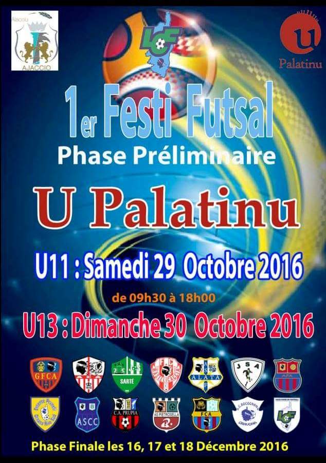 Tournoi U11 et U13 de Futsal de la Ville d'Ajaccio Tournoi U11 et U13 de Futsal de la Ville d'Ajaccio