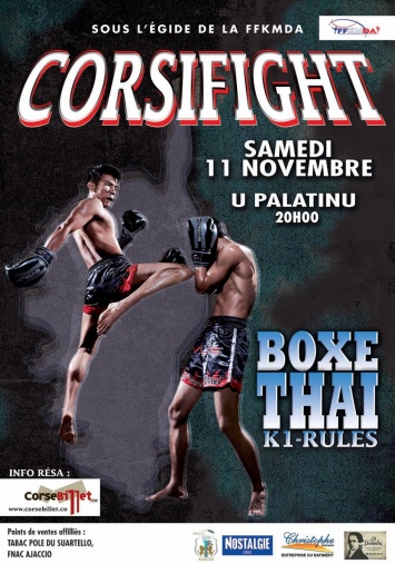 Corsifight Boxe Thai Samedi 11 Novembre 2017 au Palatinu Corsifight Boxe Thai Samedi 11 Novembre 2017 au Palatinu