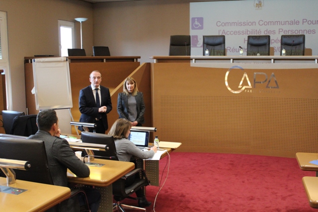 Réunion de la Commission Communale pour l’Accessibilité des Personnes Handicapées Réunion de la Commission Communale pour l’Accessibilité des Personnes Handicapées