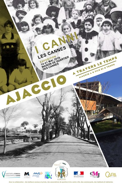 Ajaccio à travers le temps à la Maison de quartier des Cannes du 14 au 19 mai Ajaccio à travers le temps à la Maison de quartier des Cannes du 14 au 19 mai