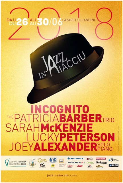 Jazz in Aiacciu 2018 du 26 au 30 juin au Lazaret Ollandini Jazz in Aiacciu 2018 du 26 au 30 juin au Lazaret Ollandini