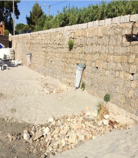 Intervention plage de Marinella Intervention plage de Marinella