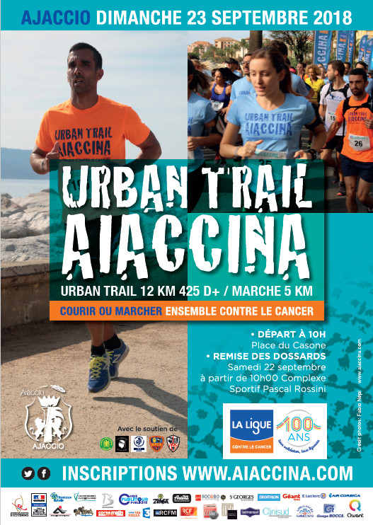 3ème édition de l'Urban Trail Aiaccina dimanche 23 septembre Inscrivez-vous ! 3ème édition de l'Urban Trail Aiaccina dimanche 23 septembre Inscrivez-vous !