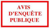 Avis d’enquête publique / Voie du lotissement Loreto Avis d’enquête publique / Voie du lotissement Loreto