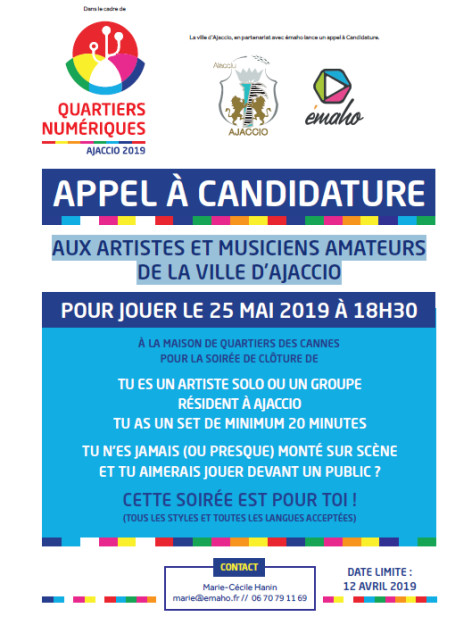 6 ème édition des Quartiers Numériques : appel à candidature et programmation 6 ème édition des Quartiers Numériques : appel à candidature et programmation