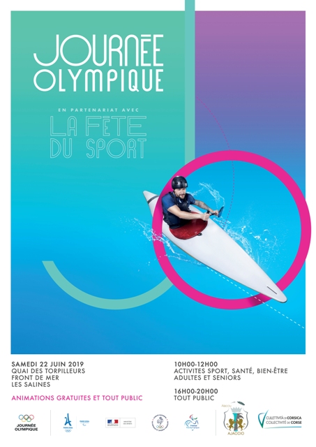 La « Journée olympique ajaccienne 2019 », c'est samedi 22 juin La « Journée olympique ajaccienne 2019 », c'est samedi 22 juin