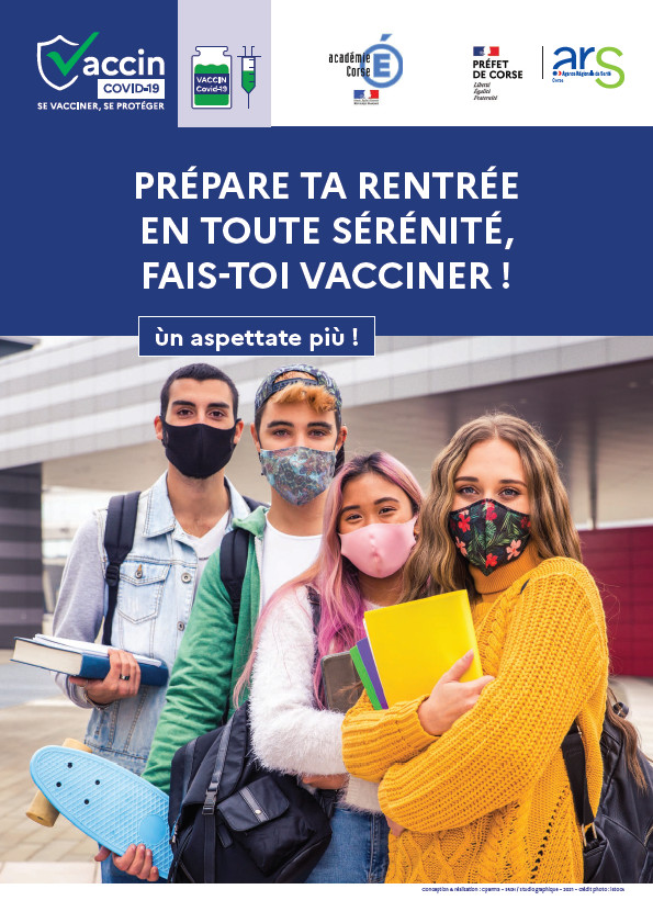 Prépare ta rentrée en toute sérénité, fais-toi vacciner ! Prépare ta rentrée en toute sérénité, fais-toi vacciner !