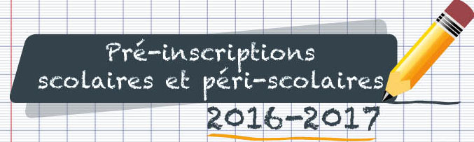 Clôture des inscriptions périscolaires le 29 avril Clôture des inscriptions périscolaires le 29 avril