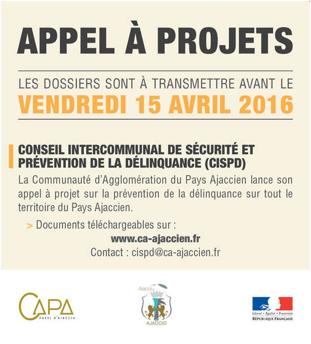 APPEL A PROJETS CISPD APPEL A PROJETS CISPD