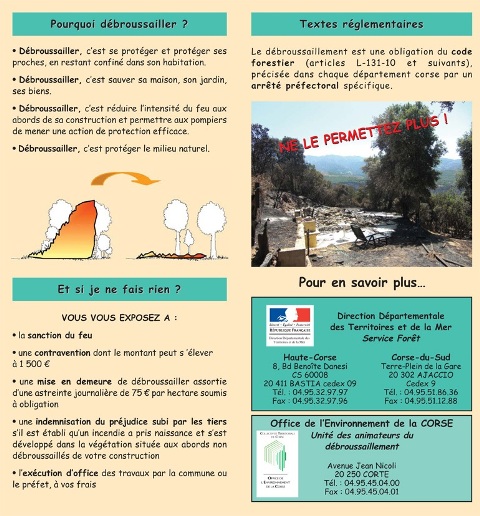 Débroussaillez pour vous protéger Débroussaillez pour vous protéger