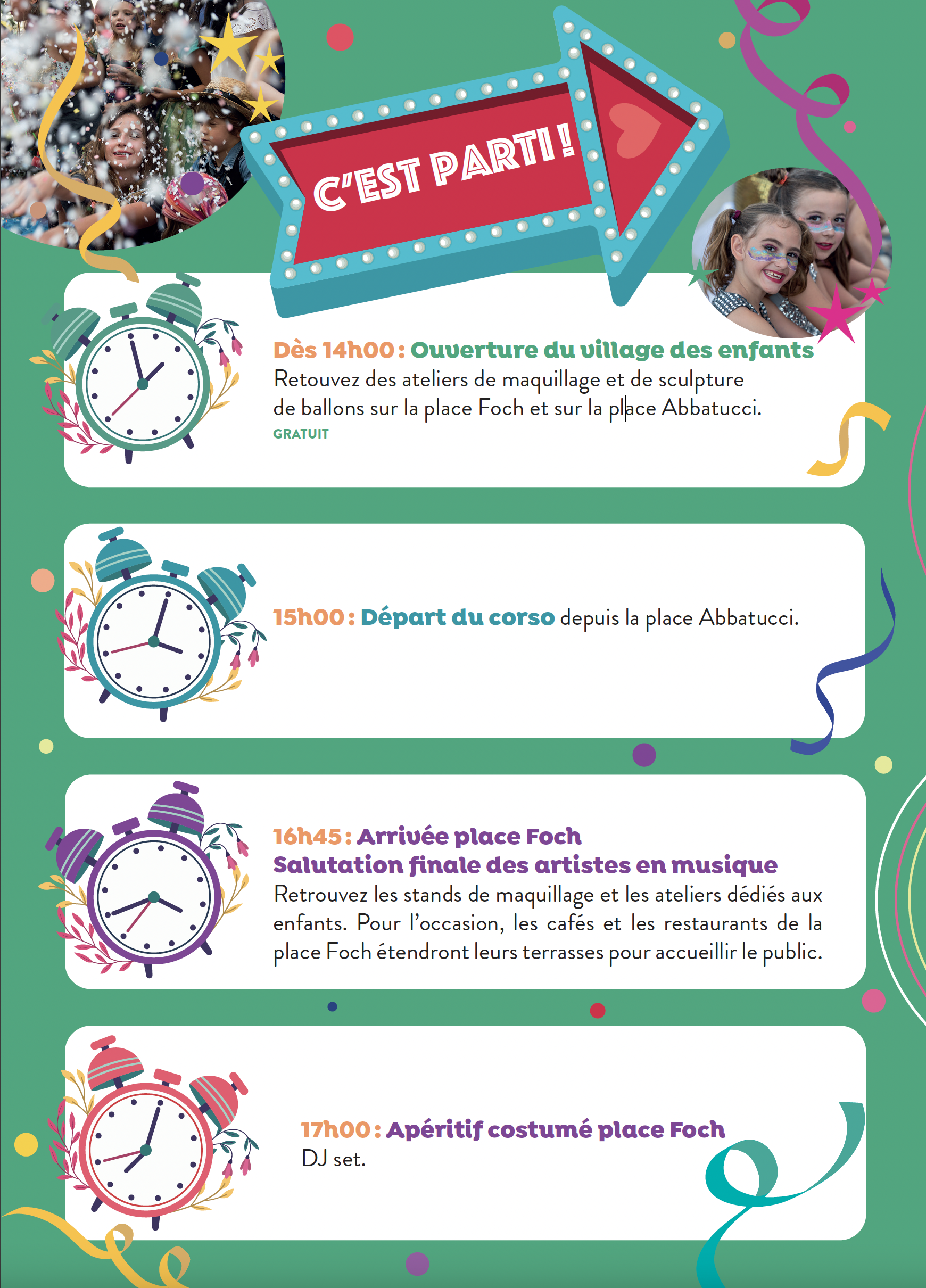 Carnavali d'Aiacciu 2023 : report au dimanche 16 avril 