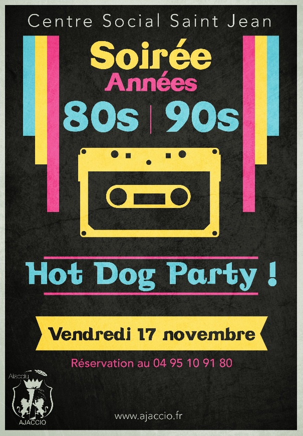 Soirée 80's & 90's au centre social de Saint Jean Soirée 80's & 90's au centre social de Saint Jean