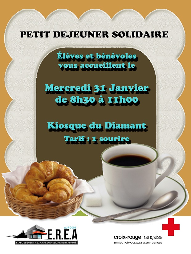 CROIX ROUGE 2A - PETIT DEJ SOLIDAIRE CROIX ROUGE 2A - PETIT DEJ SOLIDAIRE