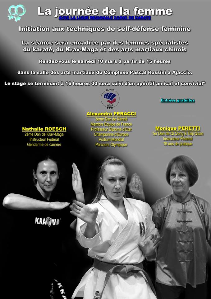 Journée de la femme avec la ligue regionale Corse de Karate Journée de la femme avec la ligue regionale Corse de Karate