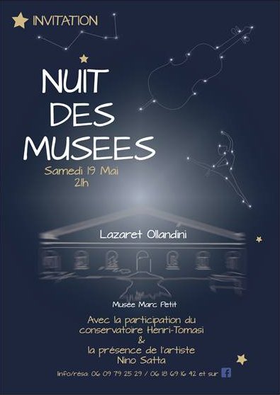 Nuit des Musées au Lazaret Ollandini, Musée Marc-Petit Nuit des Musées au Lazaret Ollandini, Musée Marc-Petit
