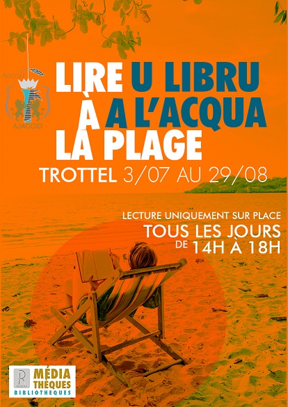 Lire à la plage 2018 - U Libru à l’acqua Lire à la plage 2018 - U Libru à l’acqua