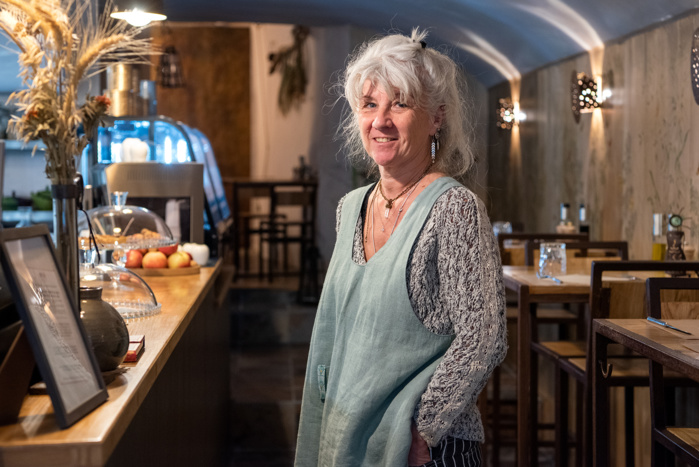 Valérie Caussut vous accueille rue des Trois Marie pour déguster une cuisine végétarienne, végan, sans gluten (Photos Ville d'Ajaccio).