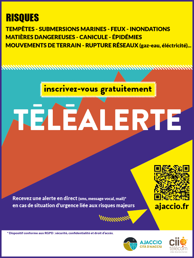 Tempêtes, inondations, canicule… La Ville d'Ajaccio est dotée d’un système de TéléAlerte à la population