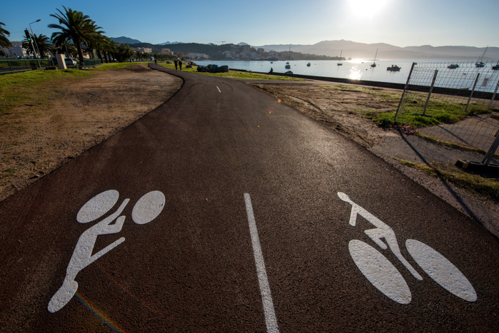 Une nouvelle piste cyclable à Ajaccio