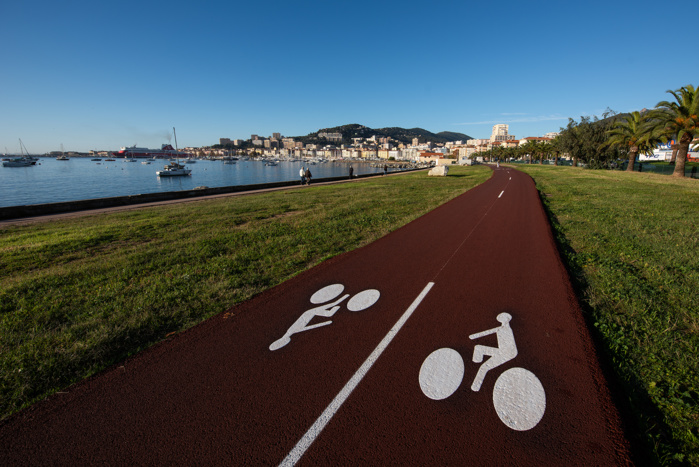 Une nouvelle piste cyclable à Ajaccio