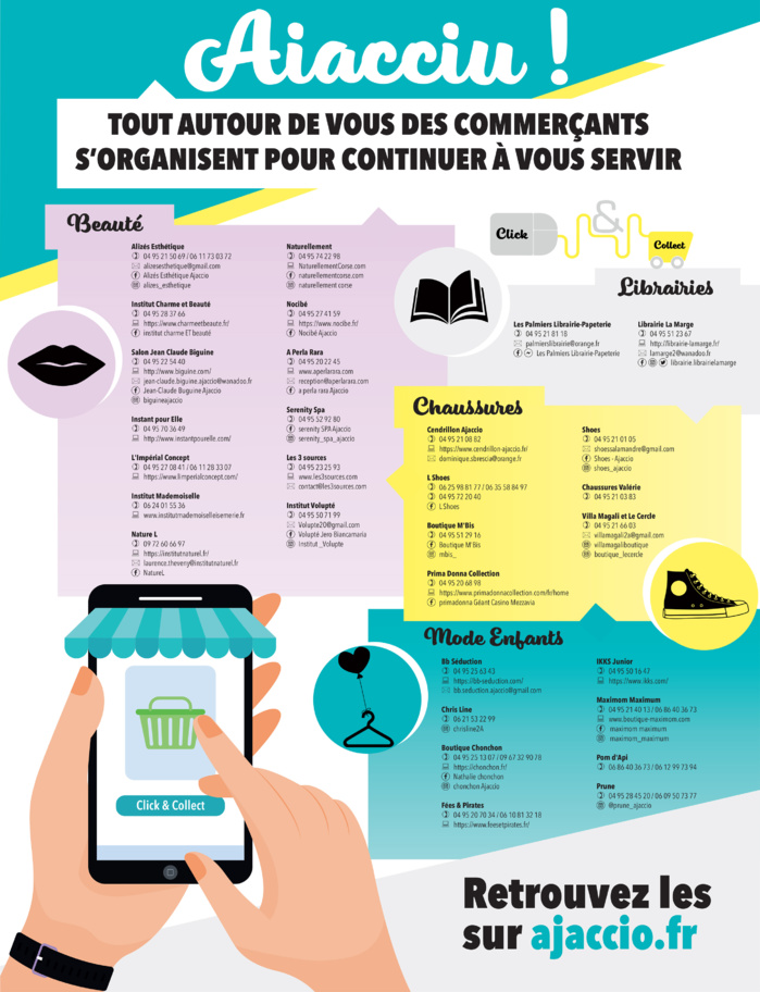 Retrouvez le click & collect de vos commerçants 