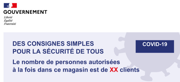 L'affiche des consignes de sécurité à destination des commerces