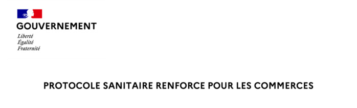 Le protocole sanitaire pour les commerces