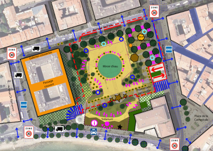 Réaménagement de la place du Diamant et 200 places de parking supplémentaires