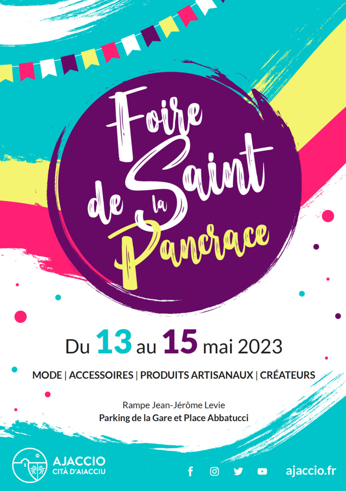 Foire de la Saint Pancrace du 13 au 15 mai 2023