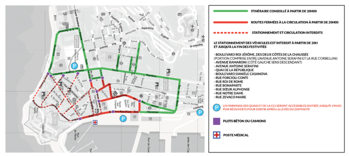 Programme du 14 juillet à Ajaccio