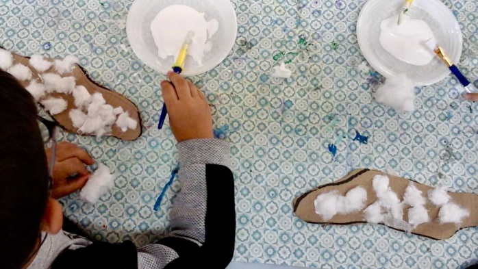 Atelier d'automne dans les écoles élémentaire Charles Bonafedi et maternelle du parc Berthault