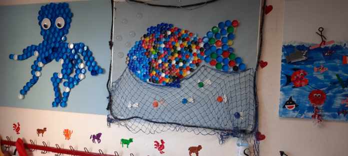 Atelier recyclage à la maternelle de la résidence des iles Atelier recyclage à la maternelle de la résidence des iles