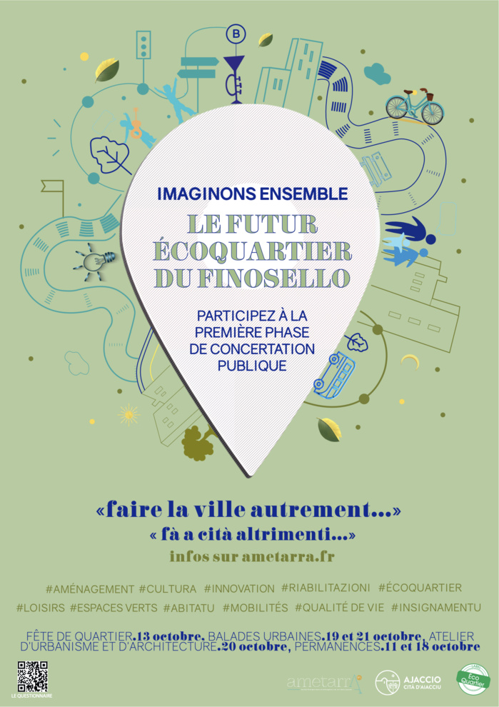EcoQuartier du Finosello : Lancement de la concertation publique
