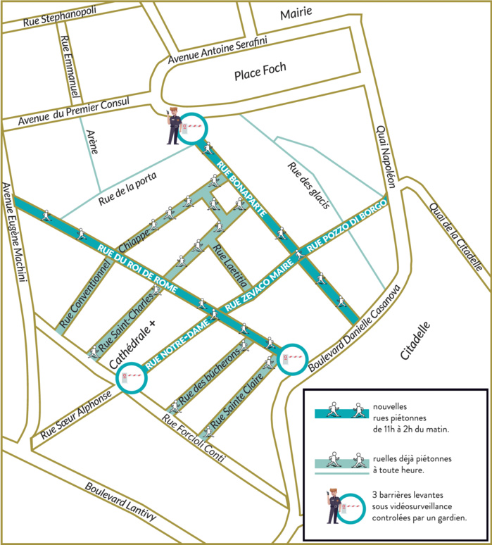 Bilan de la piétonnisation du centre historique d'Ajaccio