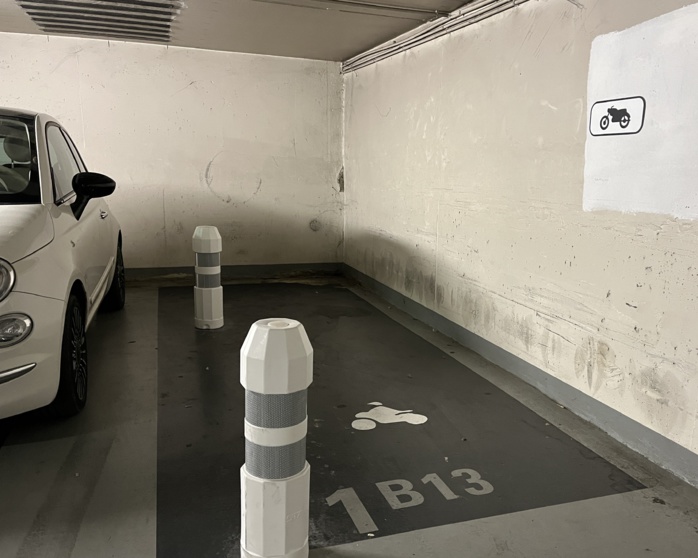 De nouvelles places de stationnement deux roues au parking du Diamant