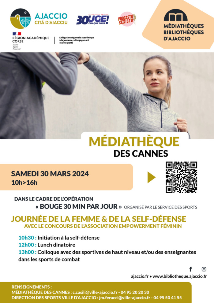 Journée de la femme et de la self-défense samedi 30 mars