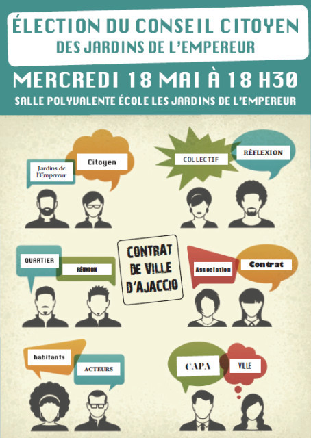 CONSEIL CITOYEN DES JARDINS DE L’EMPEREUR : ELECTION POUR LA CREATION DU CONSEIL CITOYEN CONSEIL CITOYEN DES JARDINS DE L’EMPEREUR : ELECTION POUR LA CREATION DU CONSEIL CITOYEN