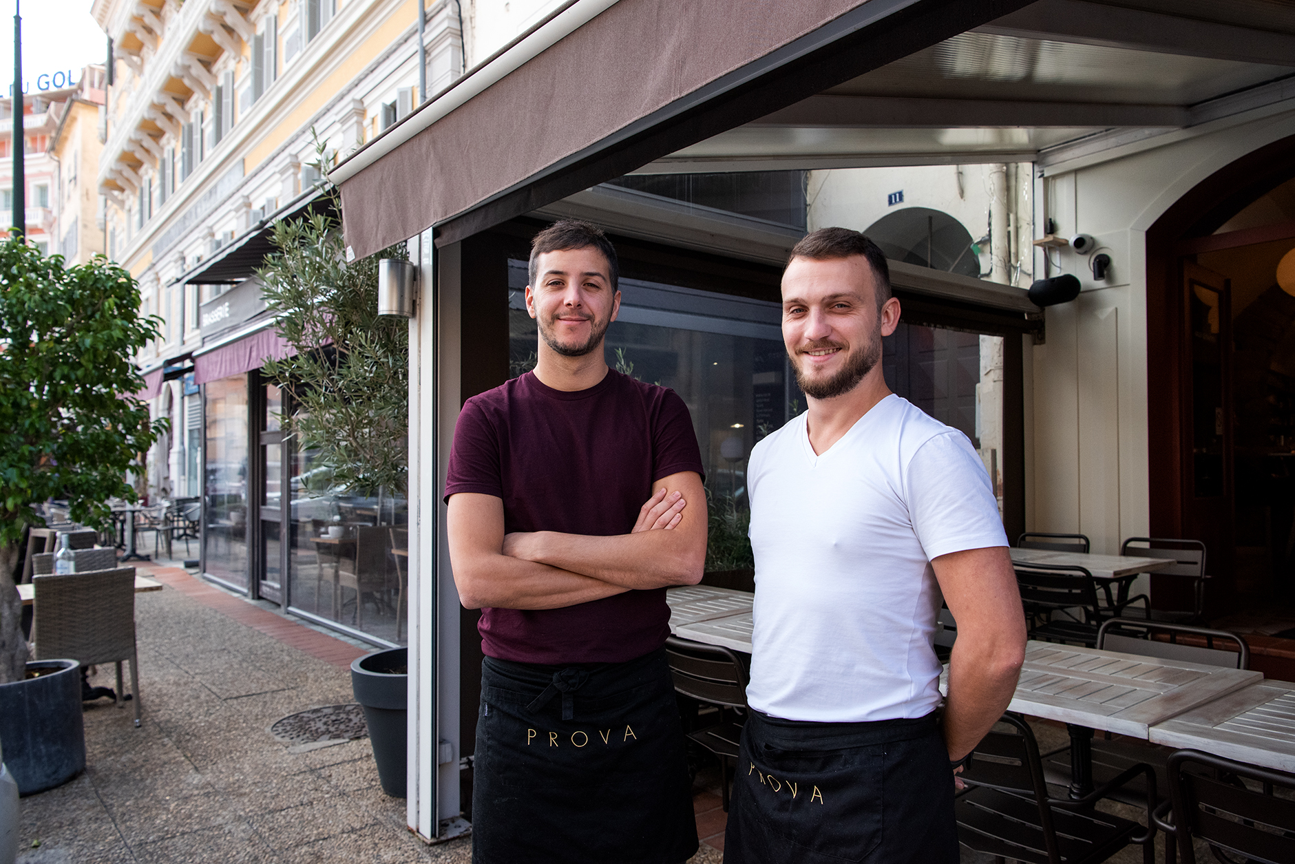 Ghjuvanni Colonna et Roccu Colonna d'Istria, de nouveaux sourires boulevard Roi Jérôme (Photo Ville d'Ajaccio).