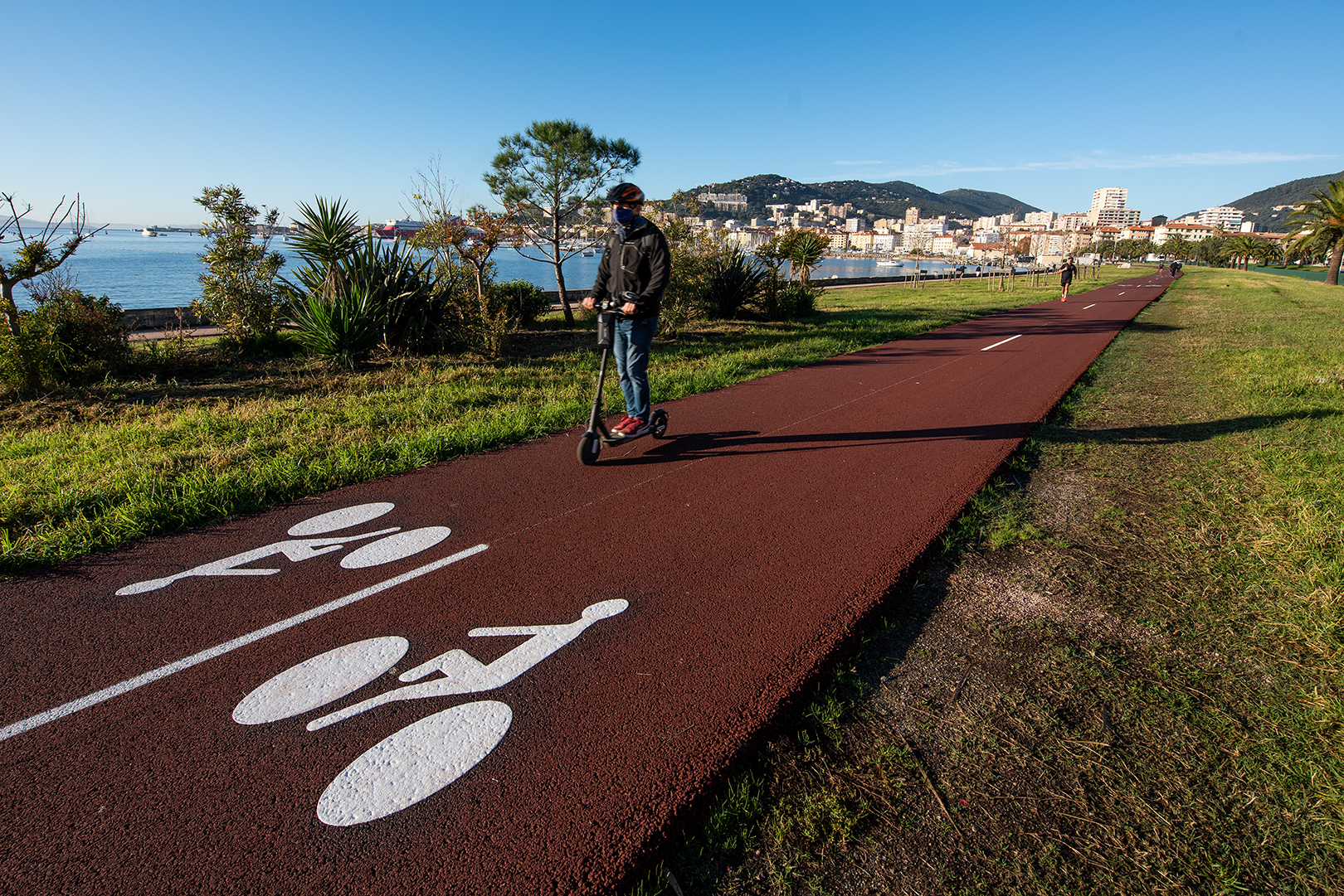 Une nouvelle piste cyclable à Ajaccio