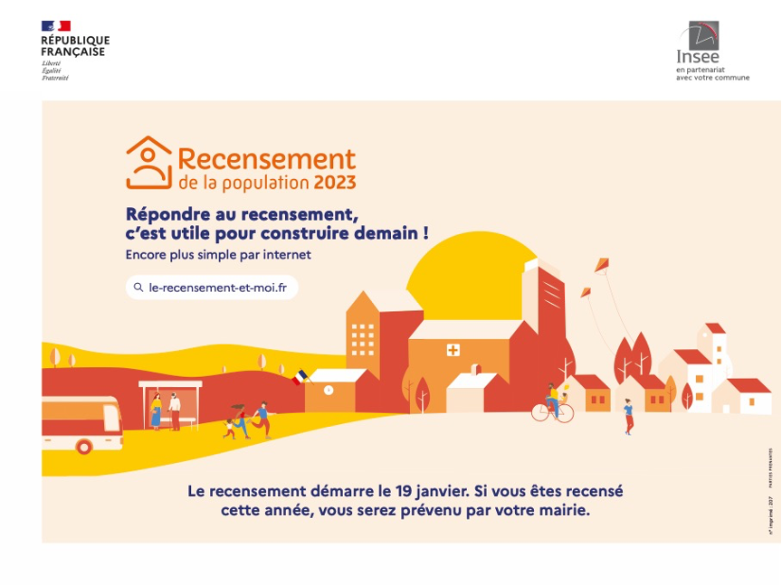 Campagne de recensement de la population 2023