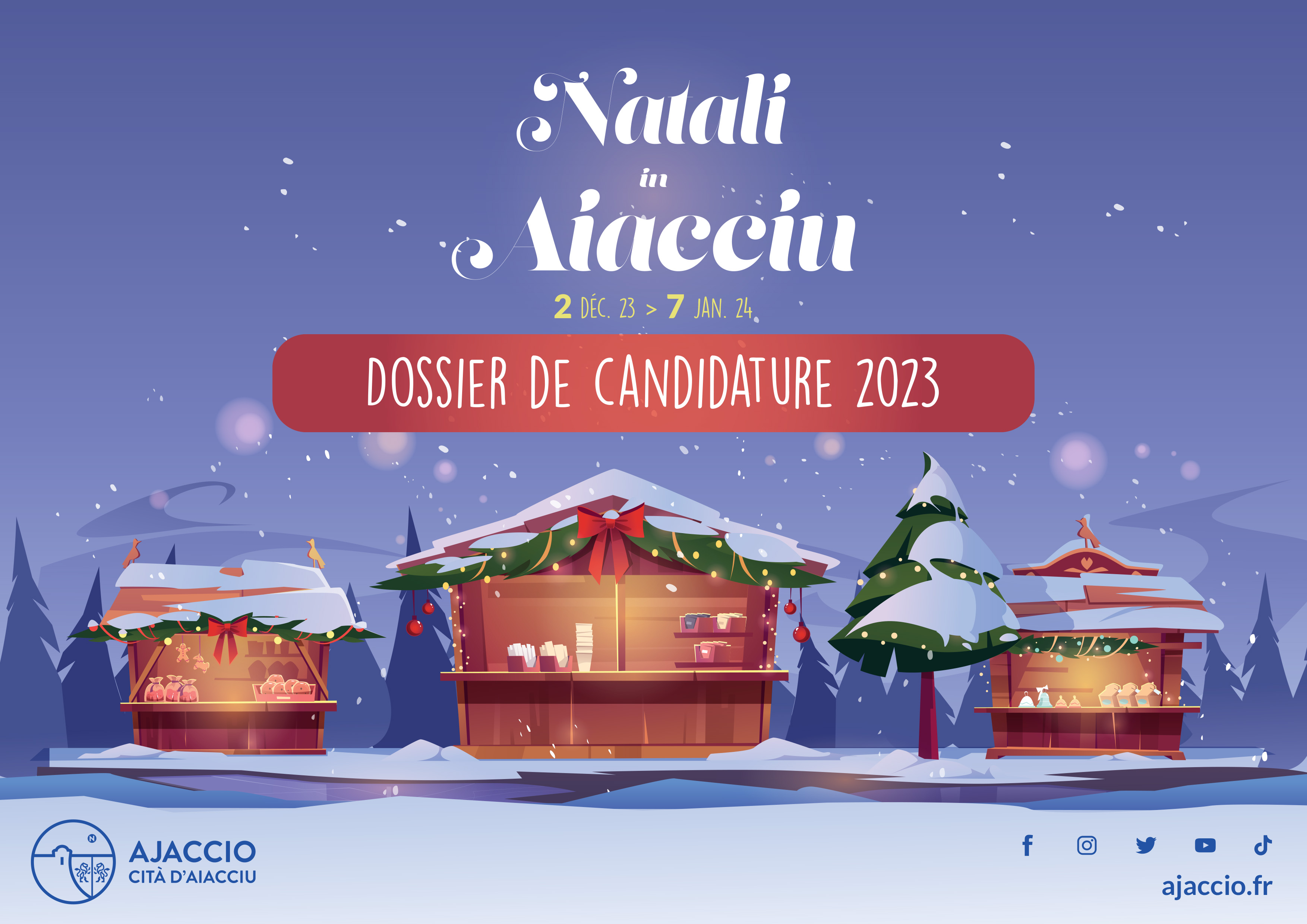 Natali in Aiacciu, appels à candidatures pour l'édition 2023