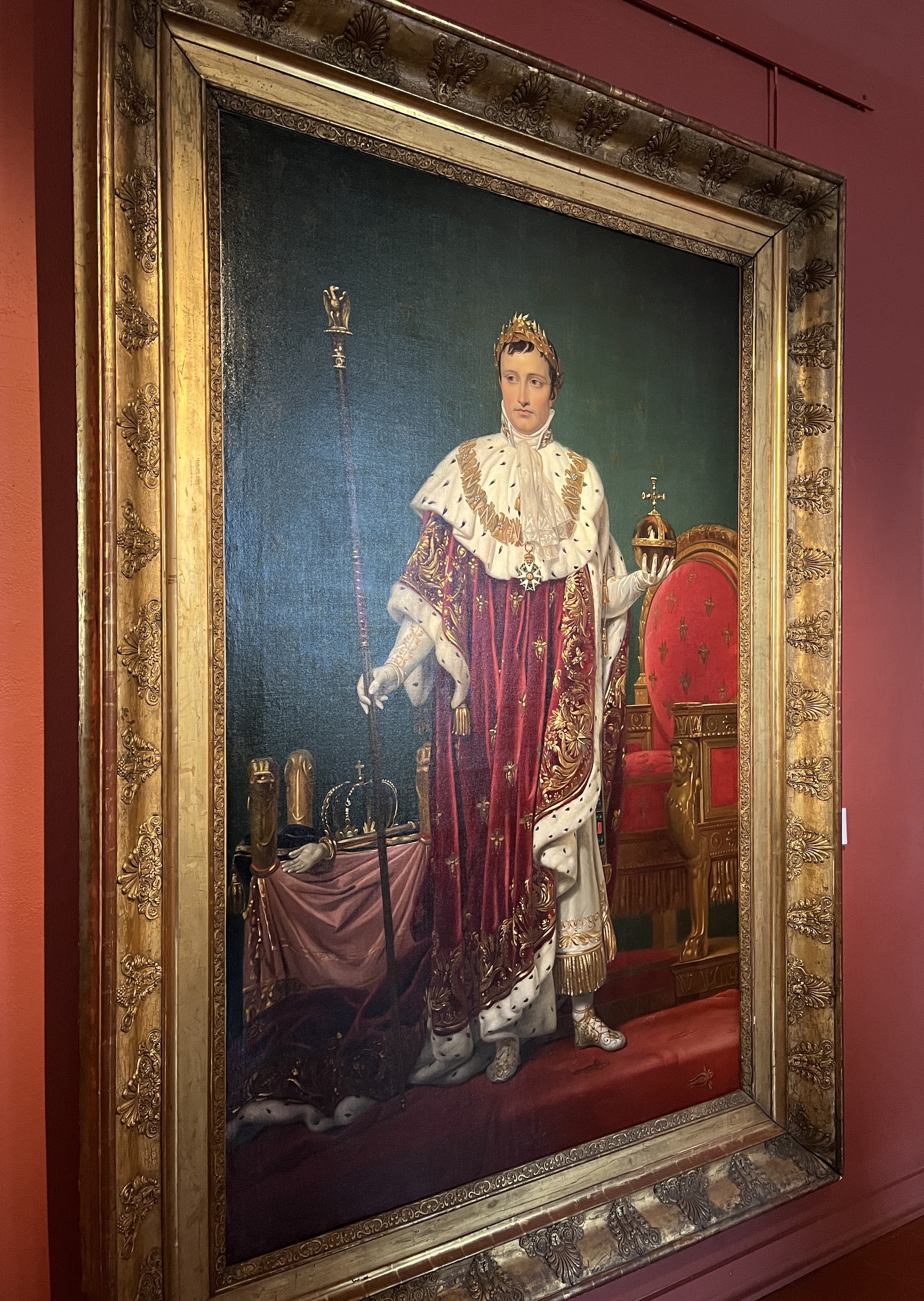 Napoléon en costume du Sacre par l'atelier de Jacques Louis David