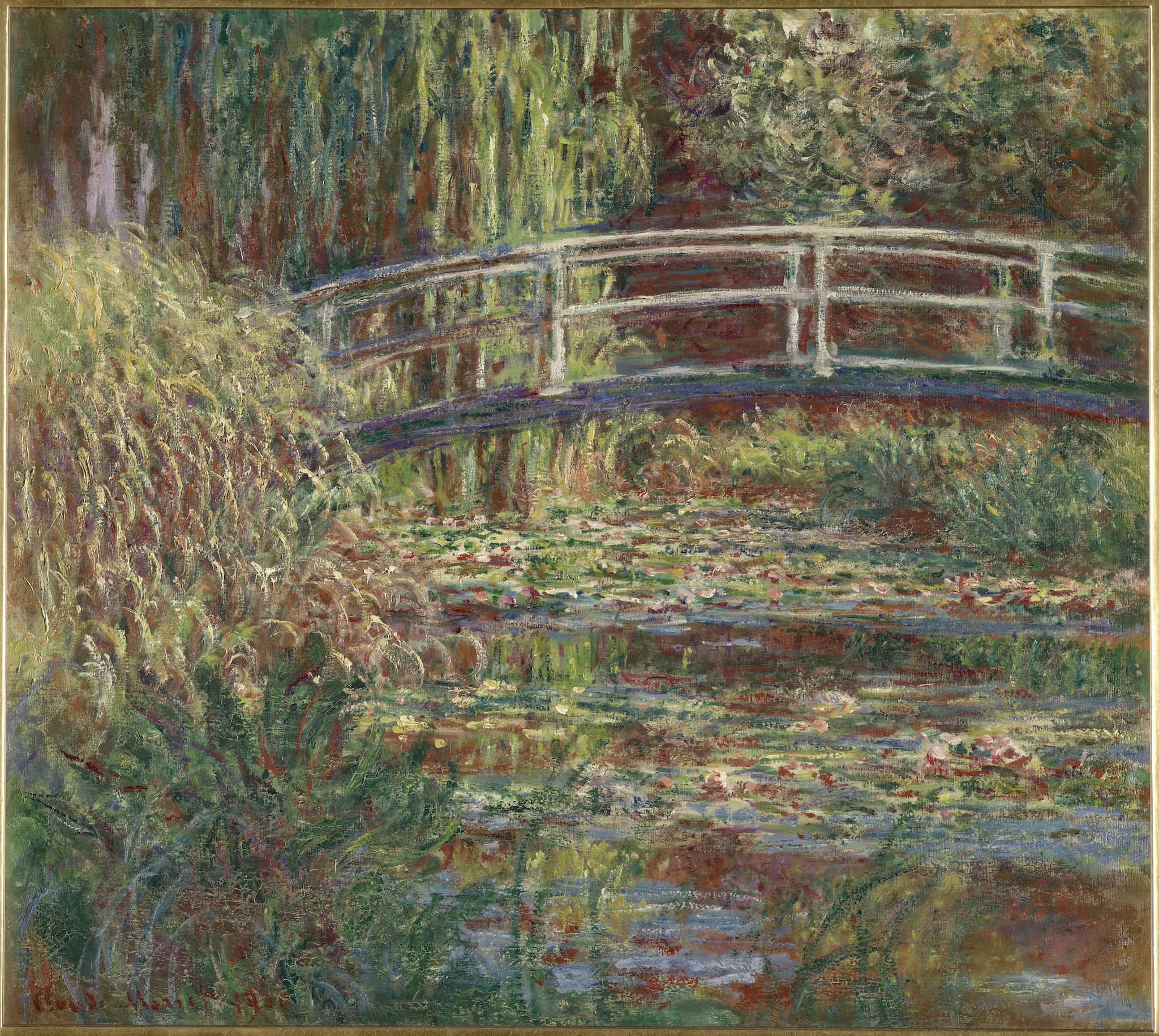 Le bassin aux nymphéas, harmonie rose, de Claude Monet (1840-1926), 1900, huile sur toile.