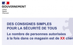 L'affiche des consignes de sécurité à destination des commerces