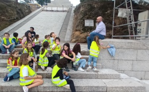 Visite du Casone par les enfants d'U Borgu