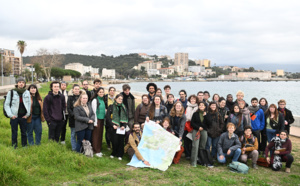 De futurs architectes paysagistes à la découverte du littoral ajaccien