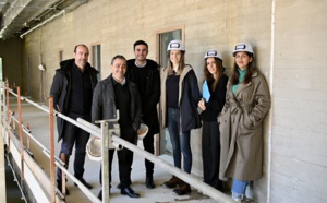 Visite de chantier du CONSERVATOIRE HENRI TOMASI