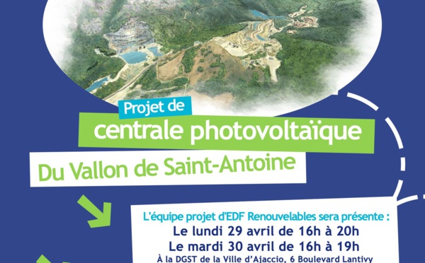 Présentation du projet de centrale photovoltaïque à Saint-Antoine 